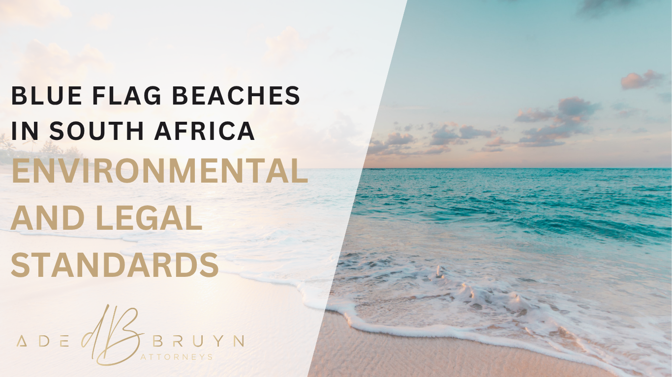 Home 84 Blue Flag beach along the South African coastline representing beach safety, clean water and environmental standards.